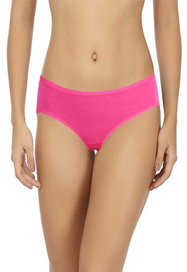 Comfy Snazzy Way Beauty Organic Plus Size Pure Magenta Cotton Panties(Pkt of 2) - My Vastra