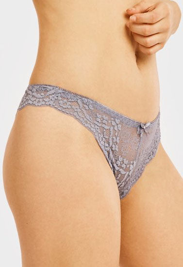 2 Pack Sexy Cheeky Back Lace Thong Panties - My Vastra