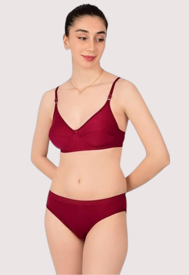 Comfortable Cotton Bra & Panty Set for Women - My Vastra