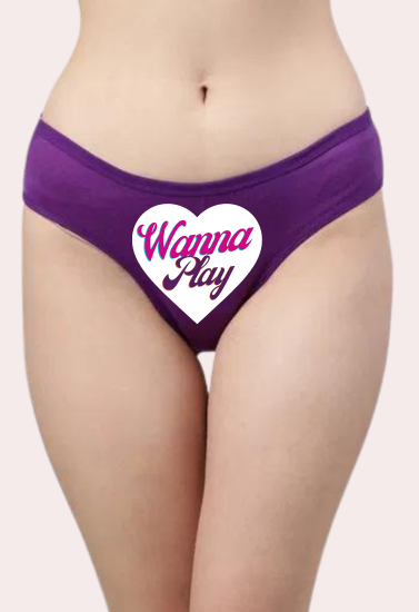 Wanna Play in Style- Heart-themed Custom Panty - My Vastra