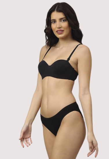 Casual Cotton Comfort Bra Panty Set - My Vastra
