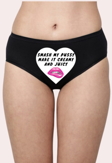 Personalized Love Note Naughty Panty - My Vastra