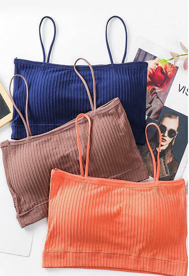 2 Pack Cute & Comfy lightly padded cami bra - My Vastra