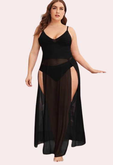 Feminine Sheer Seduction Nightgown - My Vastra