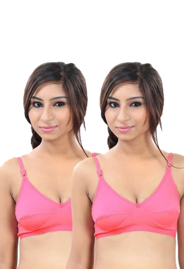 Women's Superb Cotton Comfort Bra ( Pack of 2) - My Vastra