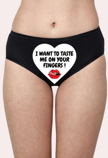 Customized Temptation Panty - A Secret Message - My Vastra