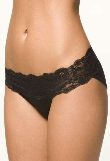 cheeky Black Lace Transparent panty - My Vastra