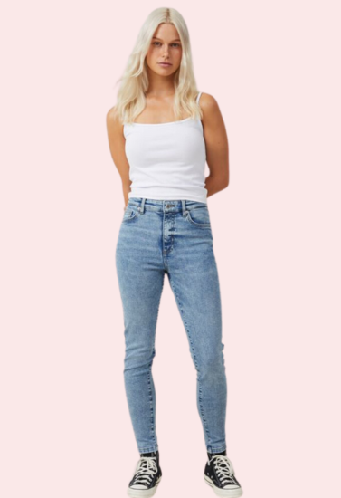 Women's Perfect Curve High Waist Skinny Jeans - My Vastra