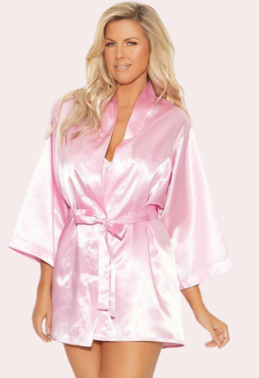 Women's Silk Robe for Intimate Nights & Daywear Glam - My Vastra