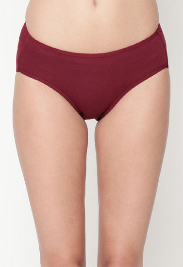 Comfy Snazzy Way Women's Best Fitting Plus Size Maroon Cotton Panties(Pkt of 2) - My Vastra