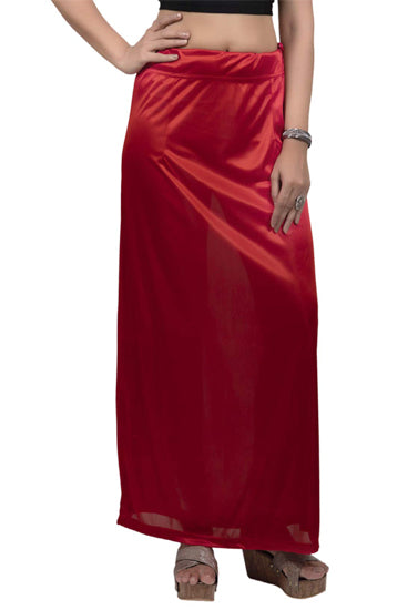 Women's Glimmering silk Stretchable Underskirt for Sarees - My Vastra