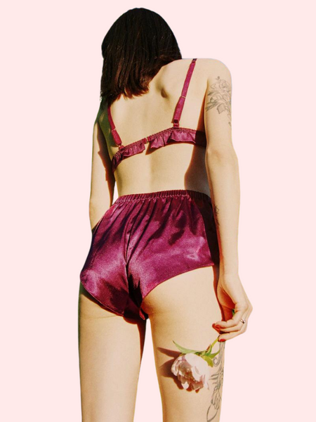 Timeless Pure Silk Satin Lingerie Set for Women