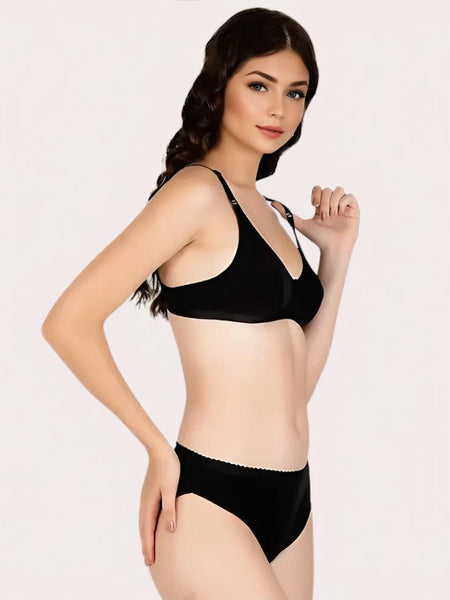 French Daina Essential Black: 2 Bras and 2 Panties Combo Set