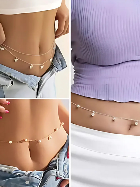 Sensuelle Midnight Trilogy Waist Chain Set
