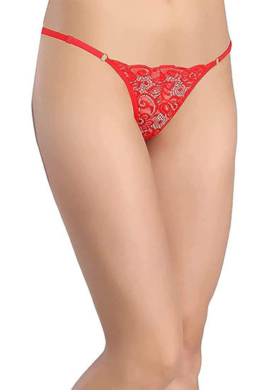 Women's Lace G-String Set - Pack of 4 - My Vastra