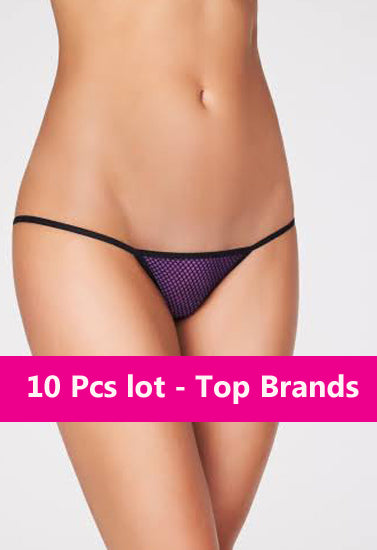 Wholesale Lot Of - 10 Pc. G-String Panties - My Vastra