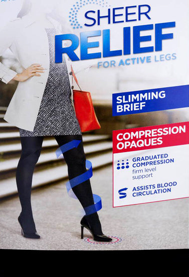 Warner's Sheer Relief For Active Legs Travel Support Pantyhose - My Vastra