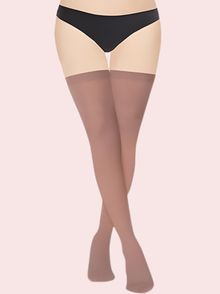 Classic Sheer Stockings – Pack of 2 (Grey & Nude Shades)