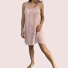 Glowing Aura Transparent Night Dress - My Vastra