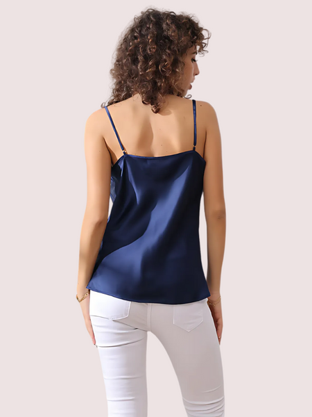 Elegant Cowl Neck Silk Camisole for Women