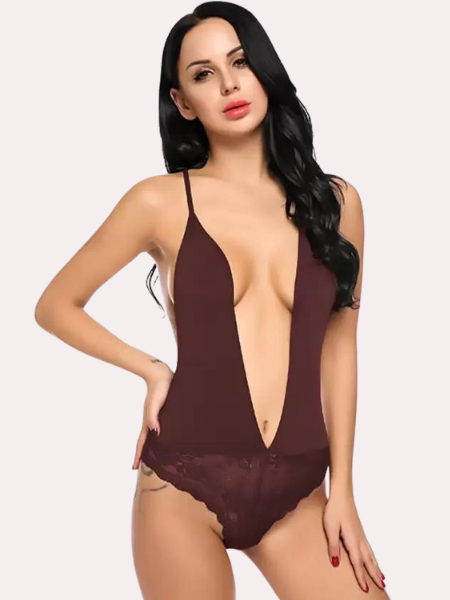Chic and Comfy Sheer Nightwear Bodysuit - My Vastra