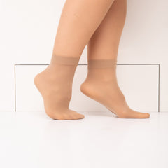 Bodyguide Mink One Size Ankle Highs Pack of 4 - My Vastra