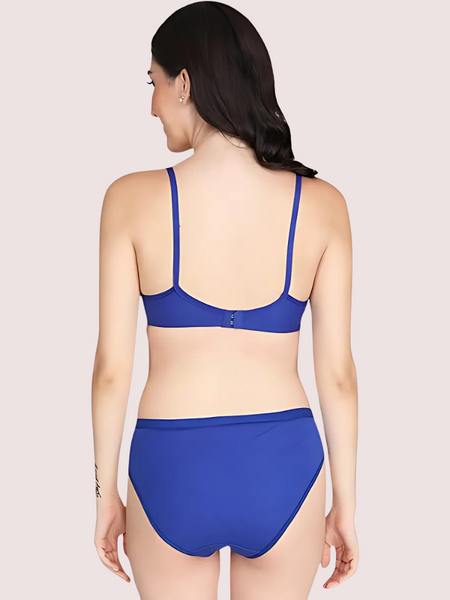 Non-Padded Bra Panty Set for Women (2 pack)