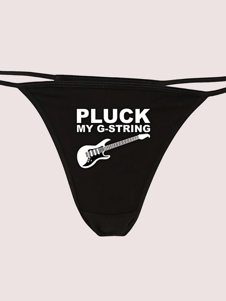 Midnight Mischief Printed Thong