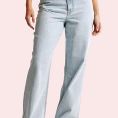 High Rise Loose Fit Denim for Curvy Women - My Vastra