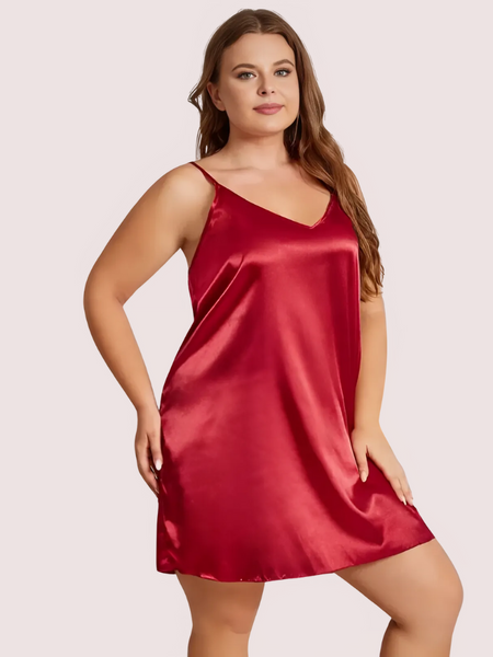 Criss Cross Back Elegant Nightdress in 4XL &  5XL Size