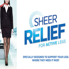 Warner's Sheer Relief For Active Legs Travel Support Pantyhose - My Vastra