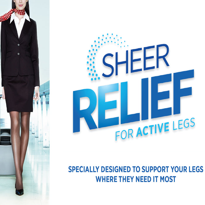 Warner's Sheer Relief For Active Legs Travel Support Pantyhose - My Vastra