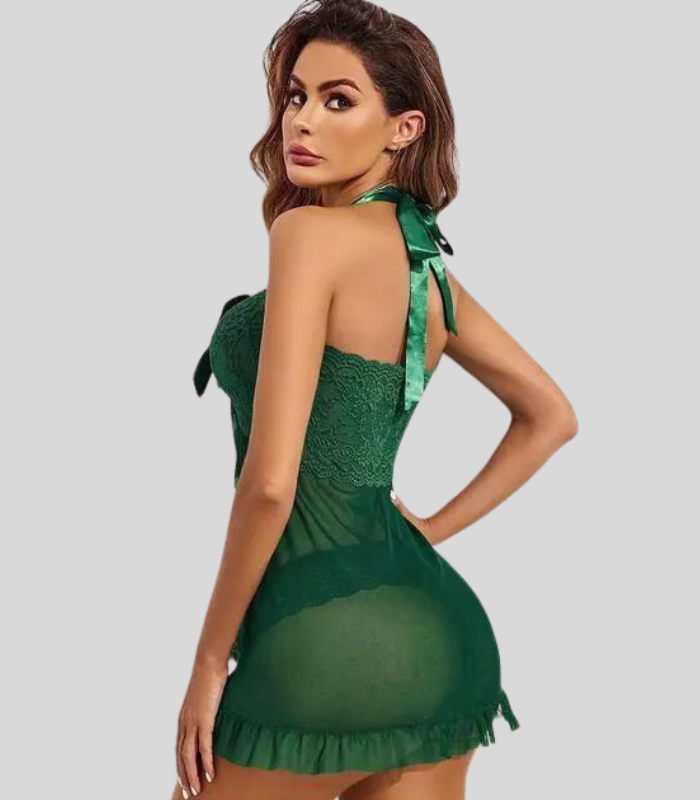French Daina Romantic Babydoll Nightwear - My Vastra