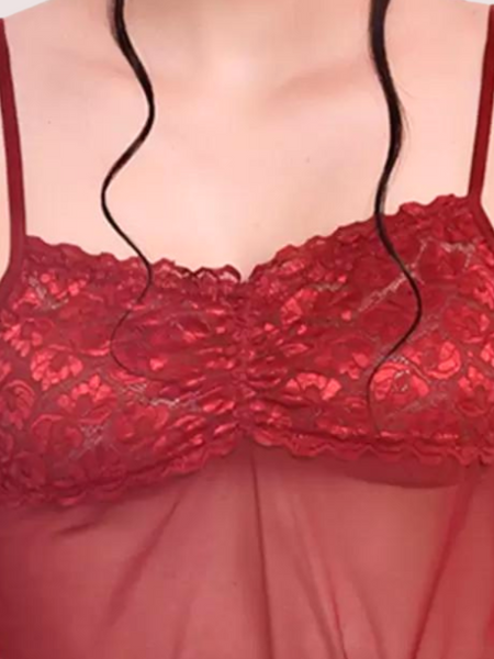 Flirty Sheer Chemise for Women