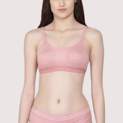 Wire-Free Women's Cotton Sports Bra Panty Set - My Vastra