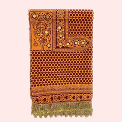 Fashion & Heritage Women’s Solid Cotton Pichora – Elegant Dupatta - My Vastra