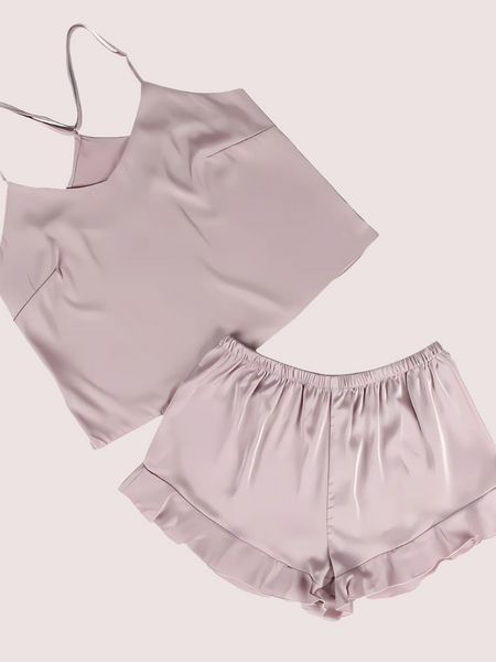 Comfortable Plus Size Cami Shorts Sleepwear Set