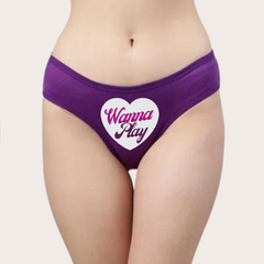 Wanna Play in Style- Heart-themed Custom Panty - My Vastra