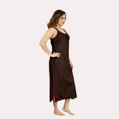 Women's Long Cotton Nightgown Slip - My Vastra