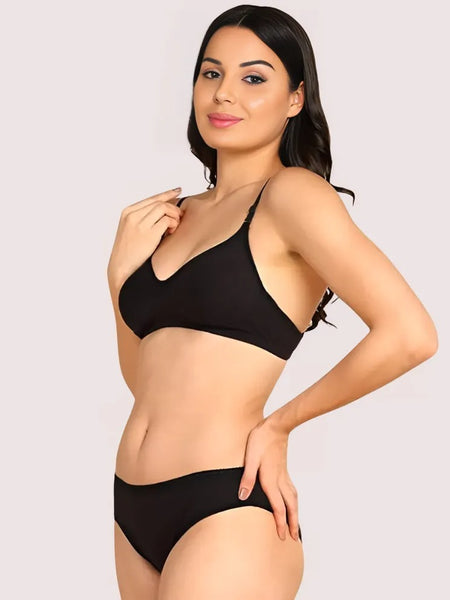Breathable Cotton Lingerie Set for Her (2 pack)