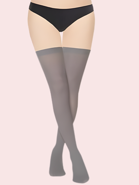 Classic Sheer Stockings – Pack of 2 (Grey & Nude Shades)