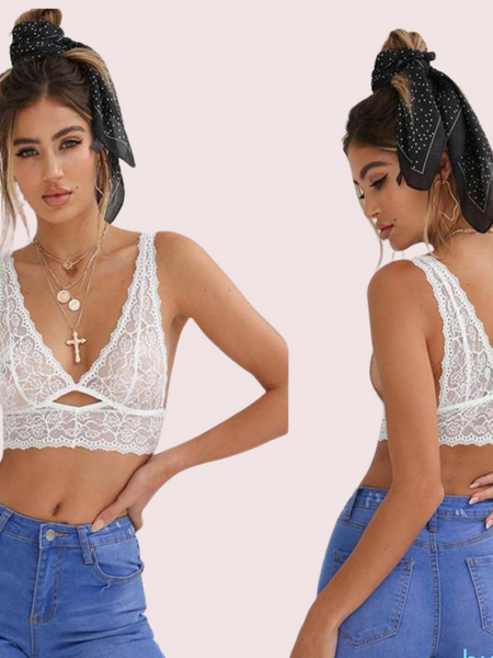 “Goddess Grace Plus-Size Lace Bralette Set”