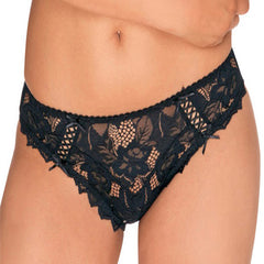 Undiz Very Comfortable  Black lace Thong - My Vastra