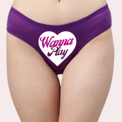 Wanna Play in Style- Heart-themed Custom Panty - My Vastra