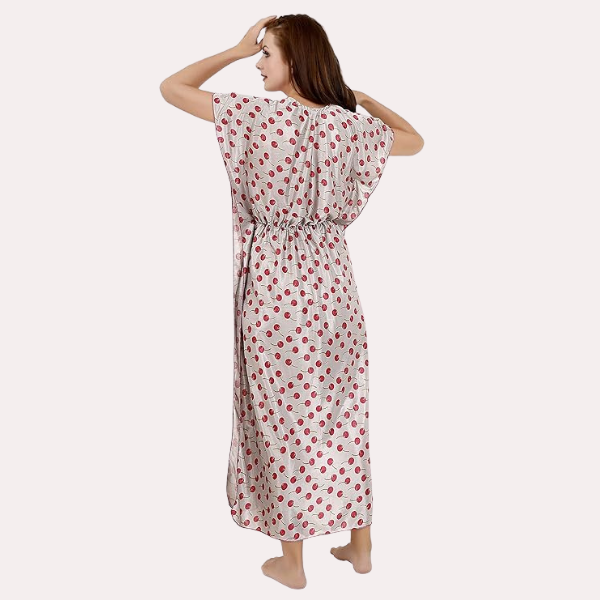 Luxurious Satin Maxi Sleepwear for Women - My Vastra