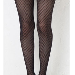 Fashion tights  15 denier diamond patterned - My Vastra