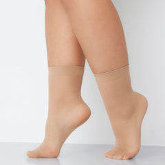 Bodyguide Mink One Size Ankle Highs Pack of 4 - My Vastra