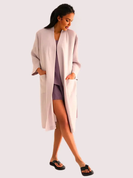 Elegance and Comfort in Premium Linen Robe