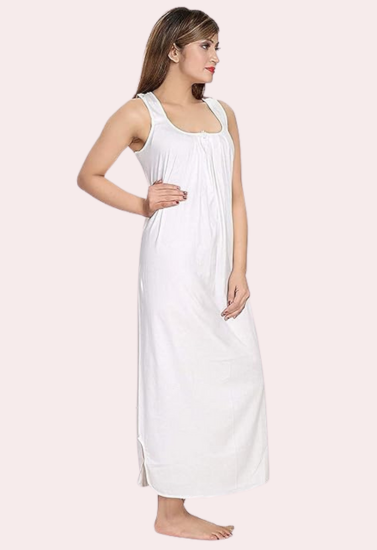 Comfortable Maxi Cotton Nighty Gown - My Vastra