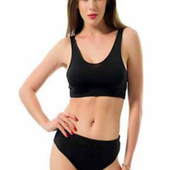 Sexy Black Tank Top Bikini Bottom Set - My Vastra